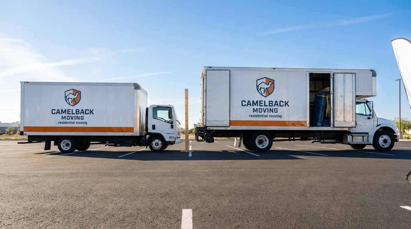 Moving truck size capacity guide in Woodridge